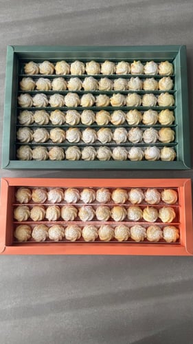 ‎غريبة الرهش محشية بالحلاوة الطحينية الحجم الكبير