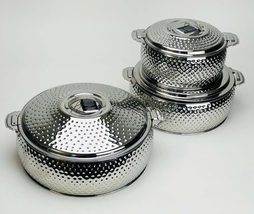 طقم حافظات استيل، أحجام متعددة، رومانه عريض، من با...