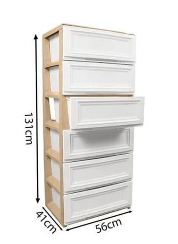 دولاب ادراج بلاستيك عريضة، متعدد المقاسات، من كونس...