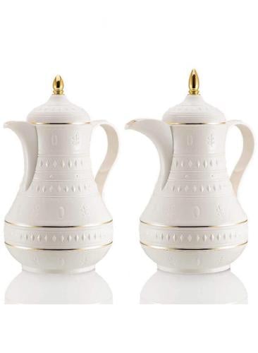 طقم ثلاجات قهوة وشاي سعة 1 لتر، من روز