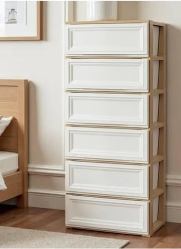 دولاب ادراج بلاستيك عريضة، متعدد المقاسات، من كونس...