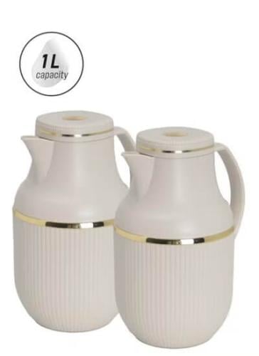 طقم ترامس قهوة وشاي، سعة 1 لتر، متعدد الألوان، من...