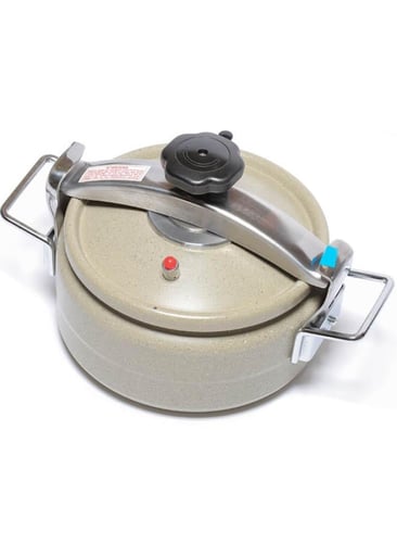 قدر ضغط جرانيت عريض، متعدد الأحجام، لون ماربل بيج...