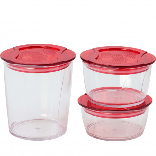 طقم علب بلاستيك