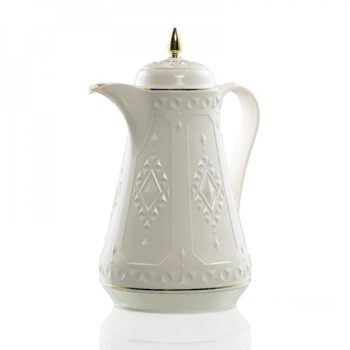 طقم ترامس روز قهوة وشاي فخمة ، سعة 1 لتر، موديل 21...