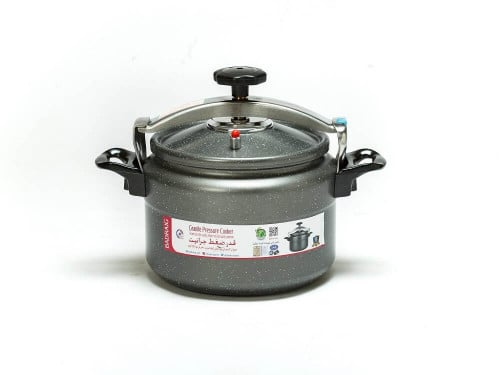 قدر ضغط بادريق جرانيت لون رصاصي غامق