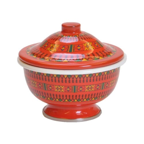 تمرية عسيري نقشة تراثي متعددة الأحجام لون أحمر من...