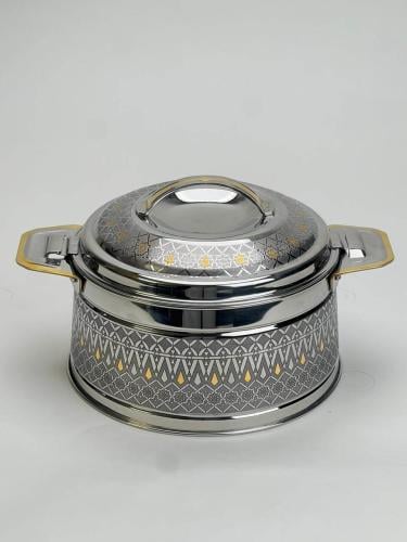 حافظات طعام هندية، طقم فاخر من 3 قطع، استيل، من با...