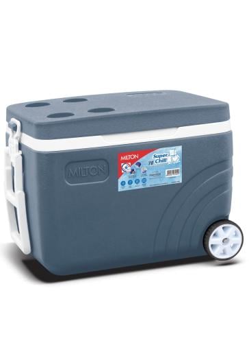 حافظة ثلج للرحلات، كبيرة الحجم، سعة 70 لتر، بعجلات...