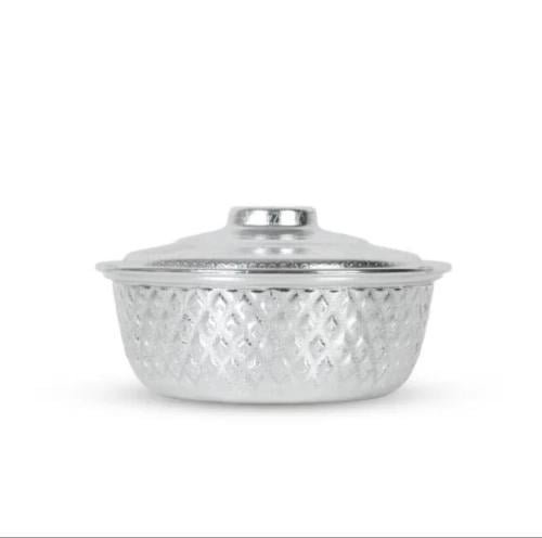 بادية تمر منقوش فضي تايلندي، متعدد المقاسات