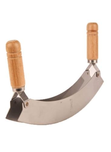 فرامة الملوخية اليدوية، مزدوج، ياباني اصلي، يد خشب...