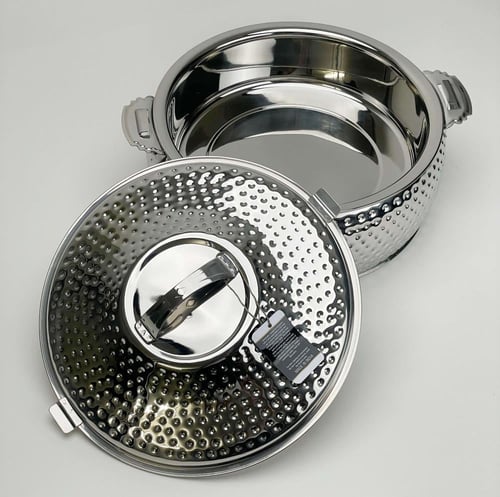 طقم حافظات استيل، أحجام متعددة، رومانه عريض، من با...