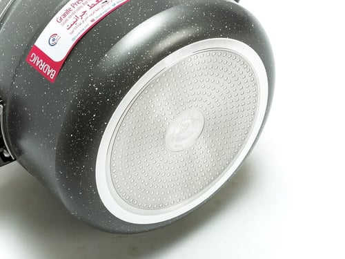 قدر ضغط بادريق جرانيت لون رصاصي غامق