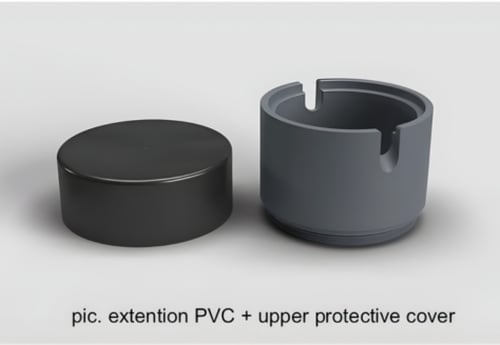 صندوق أرضي مقاوم للماء IP67 مع مقابس كهربائية ومنا...