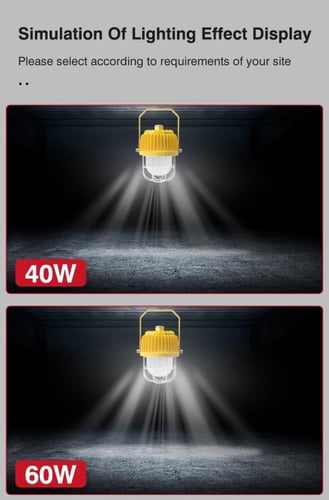 إنارة LED مقاومة للانفجار SAHUNG BAF97R81 بقدرة 40...