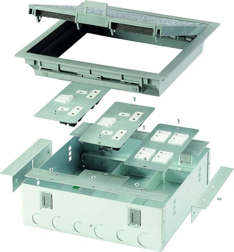 علبة أرضية كهربائية فلور بوكس MK – 265×265 مم – قا...