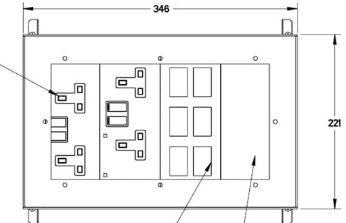 علبة أرضية فلور بوكس IP67 مقاومة للماء والغبار – ل...