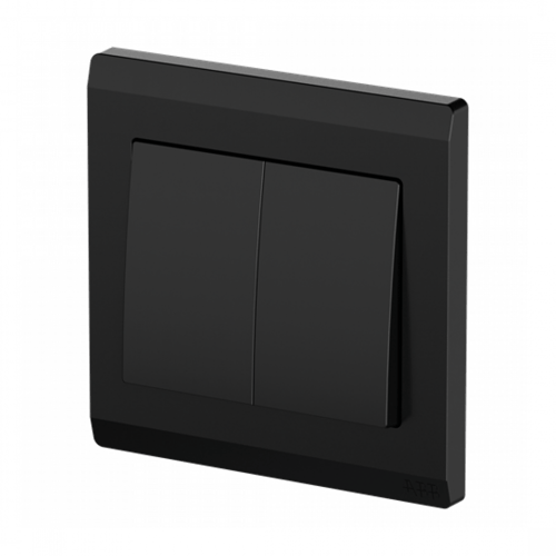 مفتاح 10AX أمبير ثنائي اينورا - أسود