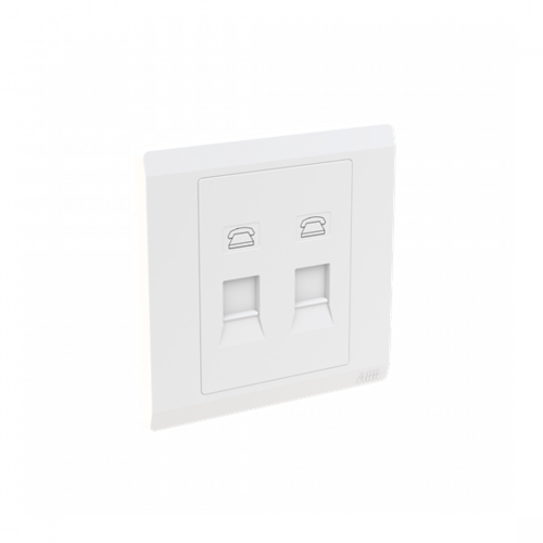 فيش تلفون ثنائي اينورا - أبيض