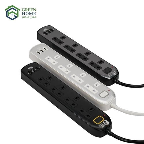 عرض خاص 6 توصيلات جرين هوم الكهربائية 4 منافذ طاقة...