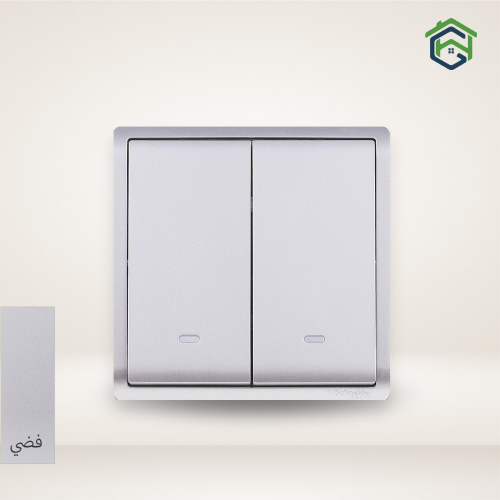 مفتاح شنايدر بيانو ثنائي اتجاه واحد مع مؤشر فلوروس...