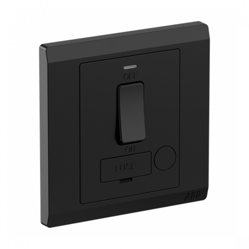 وحدة توصيل 13 امبير مع فيوز مع مفتاح اينورا - أسود