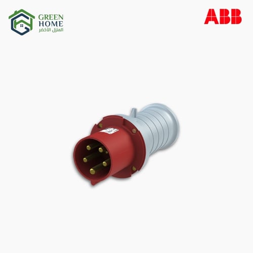 فيش صناعي IP44, 346/415 V~ 63A, 3P+N+E ABB