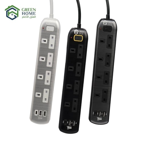 عرض خاص 6 توصيلات جرين هوم الكهربائية 4 منافذ طاقة...