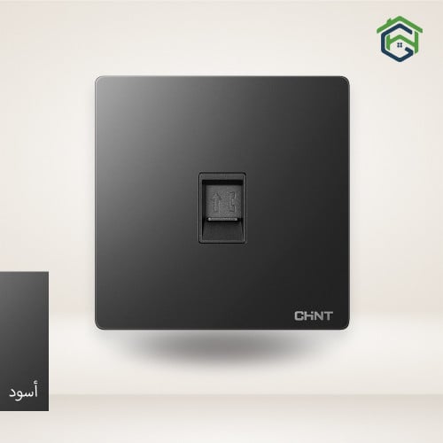 فيش تلفون مفرد 4 خط بانوراما (أسود)