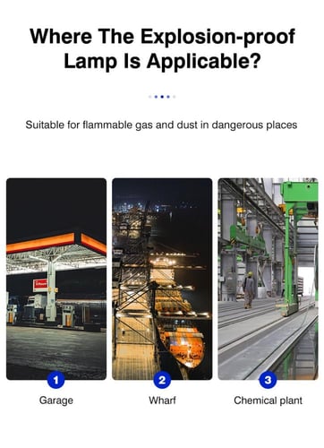 إنارة LED مقاومة للانفجار SAHUNG T-8 بقدرة 18 واط،...