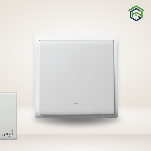 E8231MF_WE مفتاح مفرد وسط (درج) 16AX