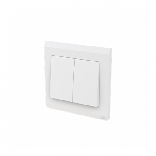 مفتاح 10AX أمبير ثنائي دركسيون اينورا - أبيض