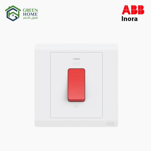 مفتاح سخان 32 أمبير اينورا - أبيض