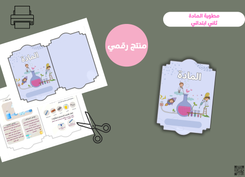 مطويه المادة_ ثاني ابتدائي ( pdf) رقمية