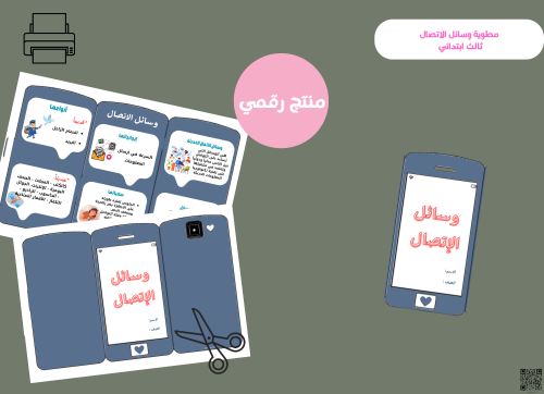 مطوية وسائل الاتصال)-ثالث