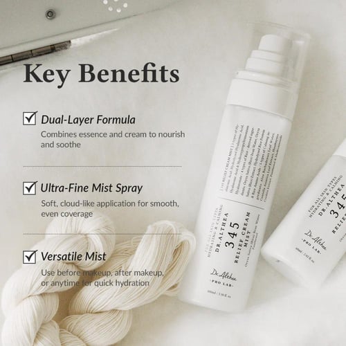 بخاخ كريم 345 مرطب و ملطف للبشرة من دكتور الثيا -...