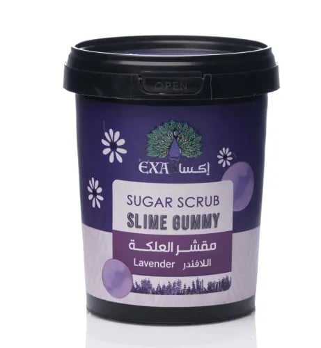 مقشر السكر سلايم بالعلكة واللافندر EXA – تقشير وتر...