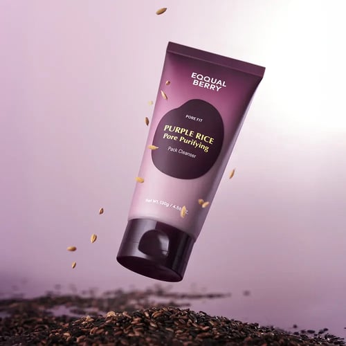غسول EQQUALBERRY Purple Rice Pore Purifying Pack C...