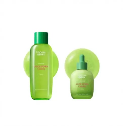 مجموعة EQQUALBERRY Aloe PDRN Calming المهدئة للبشر...