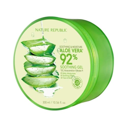 نيتشر ريبابليك جل الألوفيرا المهدئ 92٪ - 300 مل