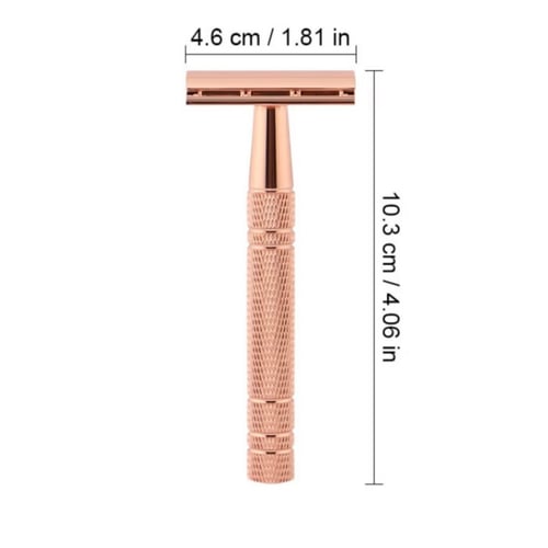 طقم شفرات حلاقة أمنة مزدوجة الحواف للرجال والنساء...