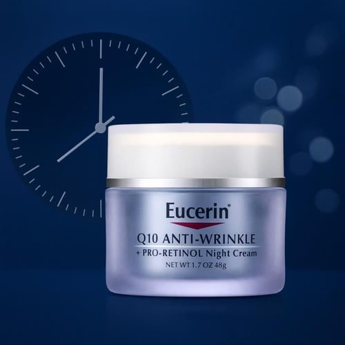 يوسيرين كريم ليلي للوجه Q10 مضاد للتجاعيد - 48 جرا...