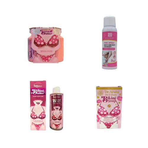 مجحوعة العروسة بكيني باتر زبدة الجسم وغسول المناطق...