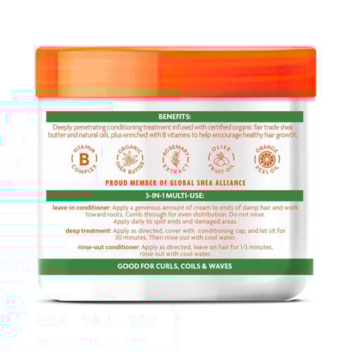 كريم بلسم يترك على الشعر لإصلاح التلف بزبدة الشيا...