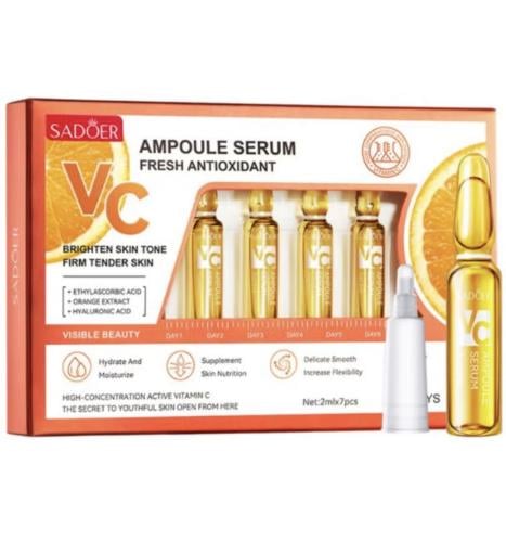 أمبول فيتامين C من SADOER – سيروم تفتيح البشرة ومض...