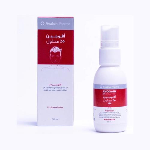 محلول أفوجين 5% مينوكسيديل لعلاج تساقط الشعر وتحفي...