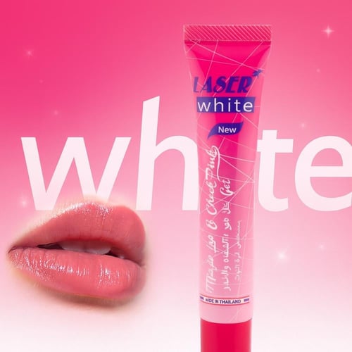 جل مورد الشفاه والخدود بمستخلص التوت من ليزر وايت...