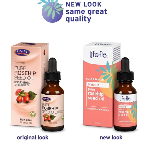 لايف-فلو زيت بذور الورد النقي العضوي – 30 مل