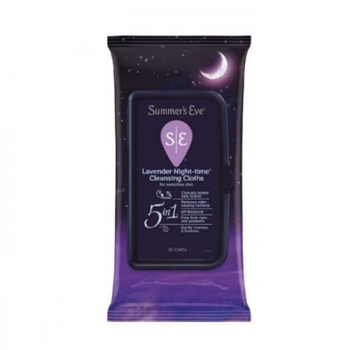 مناديل تنظيف المنطقة الحميمية نايت تايم بالخزامى م...