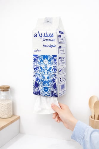 مناديل علاقة طويلة 1800 منديل مفرد 5 طبقات